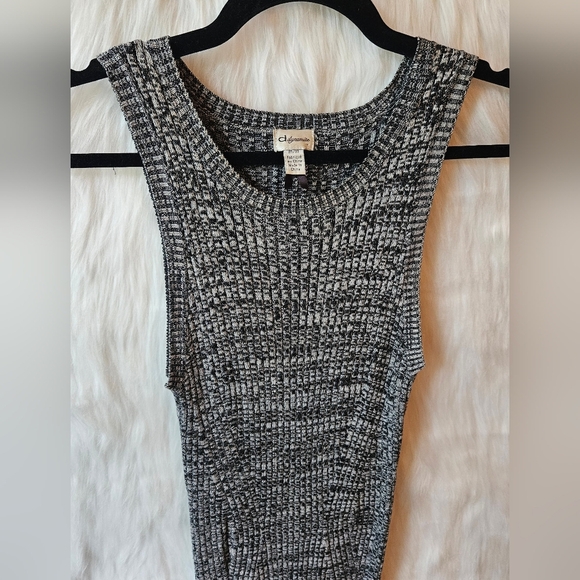 Dynamite Monochrome Longline Knit Maxi Dress - Picture 2 of 10